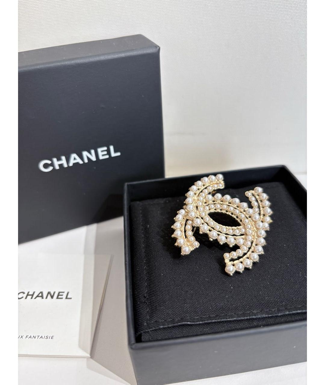 CHANEL Золотая булавка / брошь, фото 4