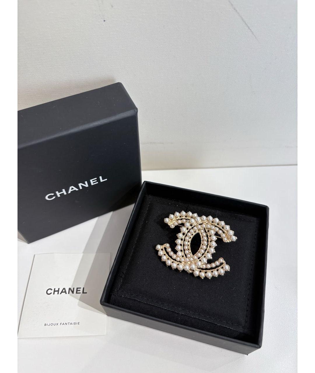 CHANEL Золотая булавка / брошь, фото 2