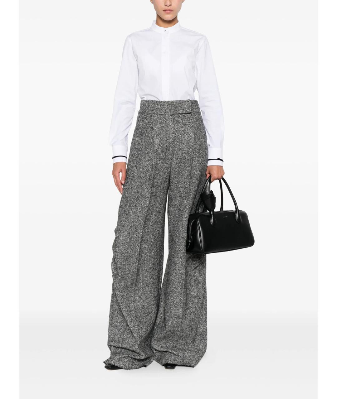 MAX MARA Белая хлопковая рубашка, фото 2