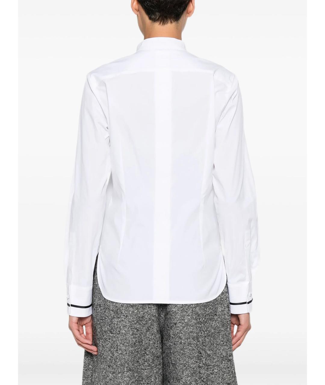 MAX MARA Белая хлопковая рубашка, фото 5