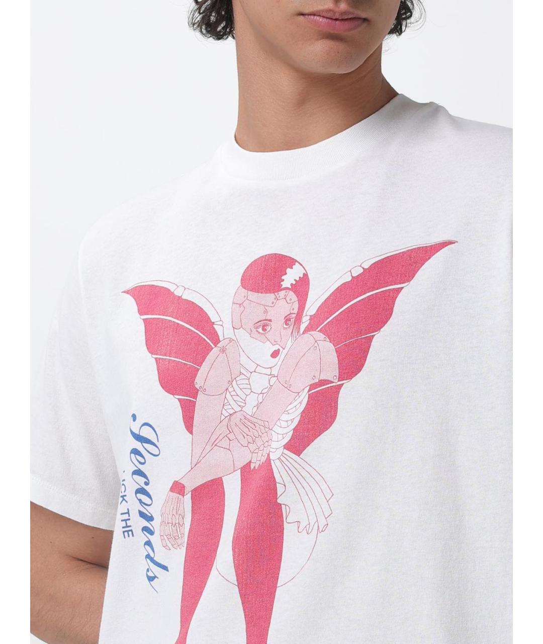 OUR LEGACY Белая хлопковая футболка, фото 3