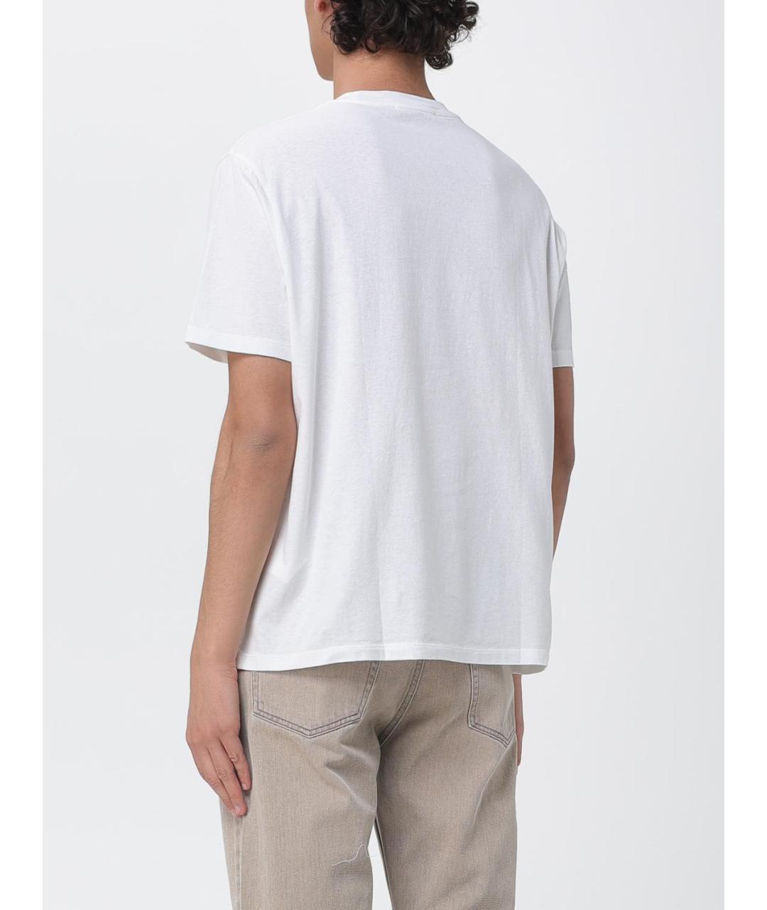 OUR LEGACY Белая хлопковая футболка, фото 2