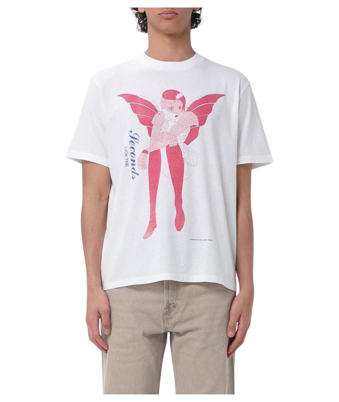 OUR LEGACY Белая хлопковая футболка, фото 1