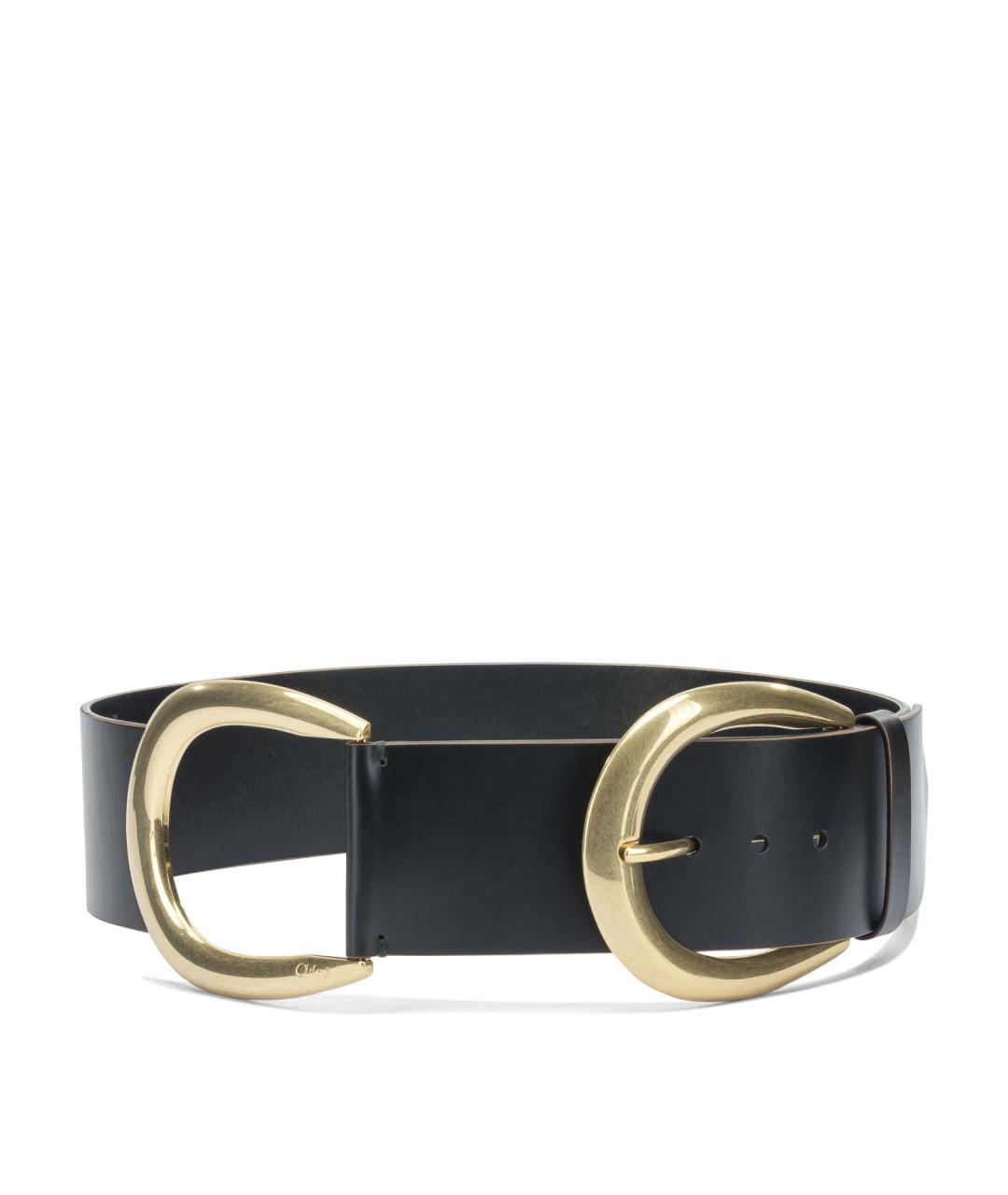 CHLOE Черный кожаный ремень, фото 1