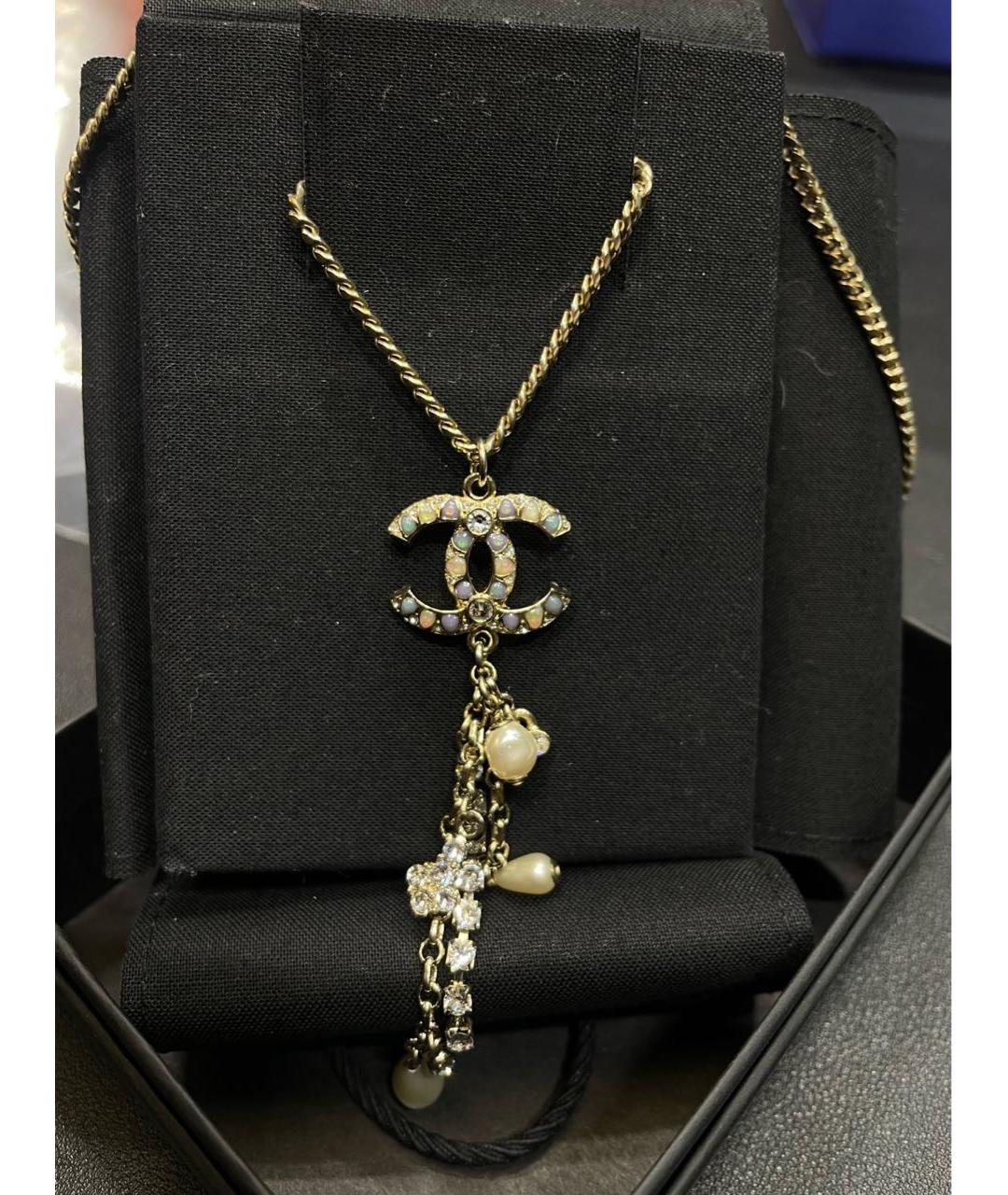 CHANEL Золотая подвеска, фото 4