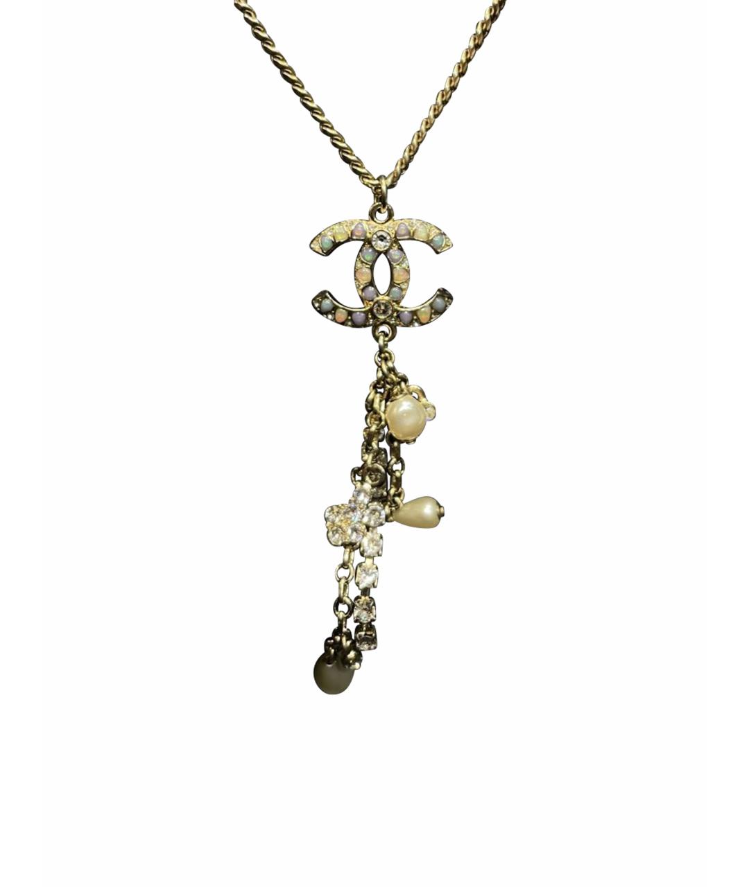CHANEL Золотая подвеска, фото 1