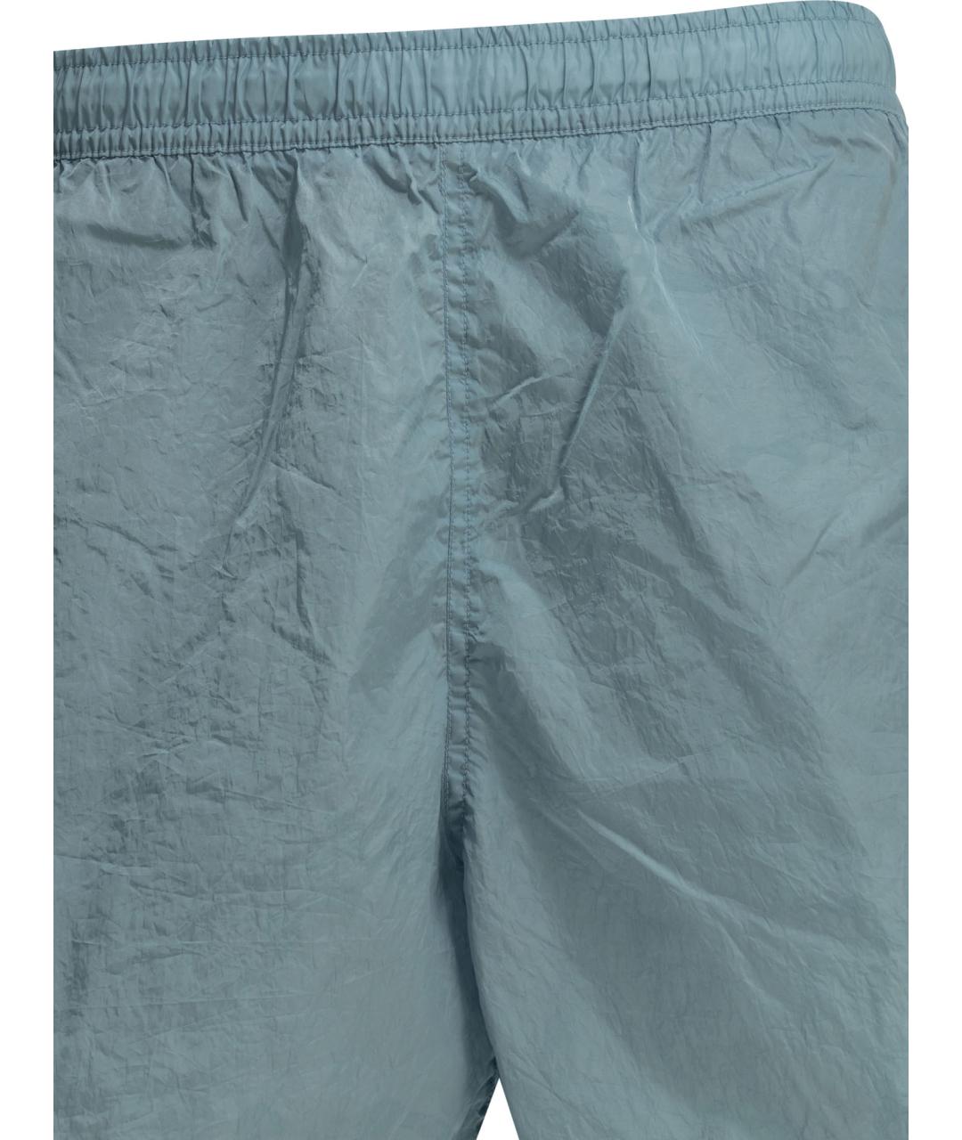 STONE ISLAND Голубые полиамидовые плавки, фото 3