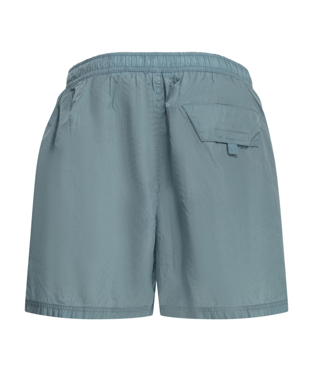 STONE ISLAND Голубые полиамидовые плавки, фото 2