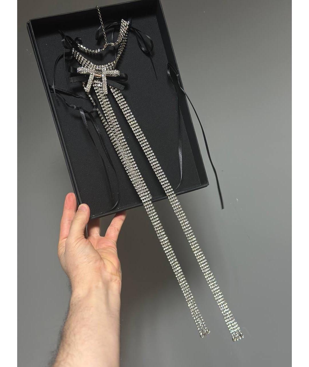 MIU MIU Серебряное колье, фото 1