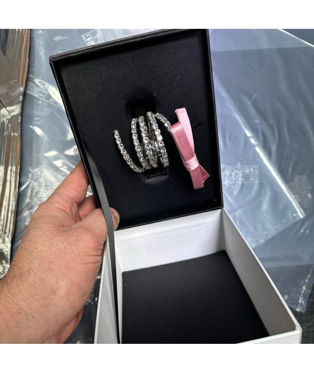 MIU MIU Серебрянный браслет, фото 3