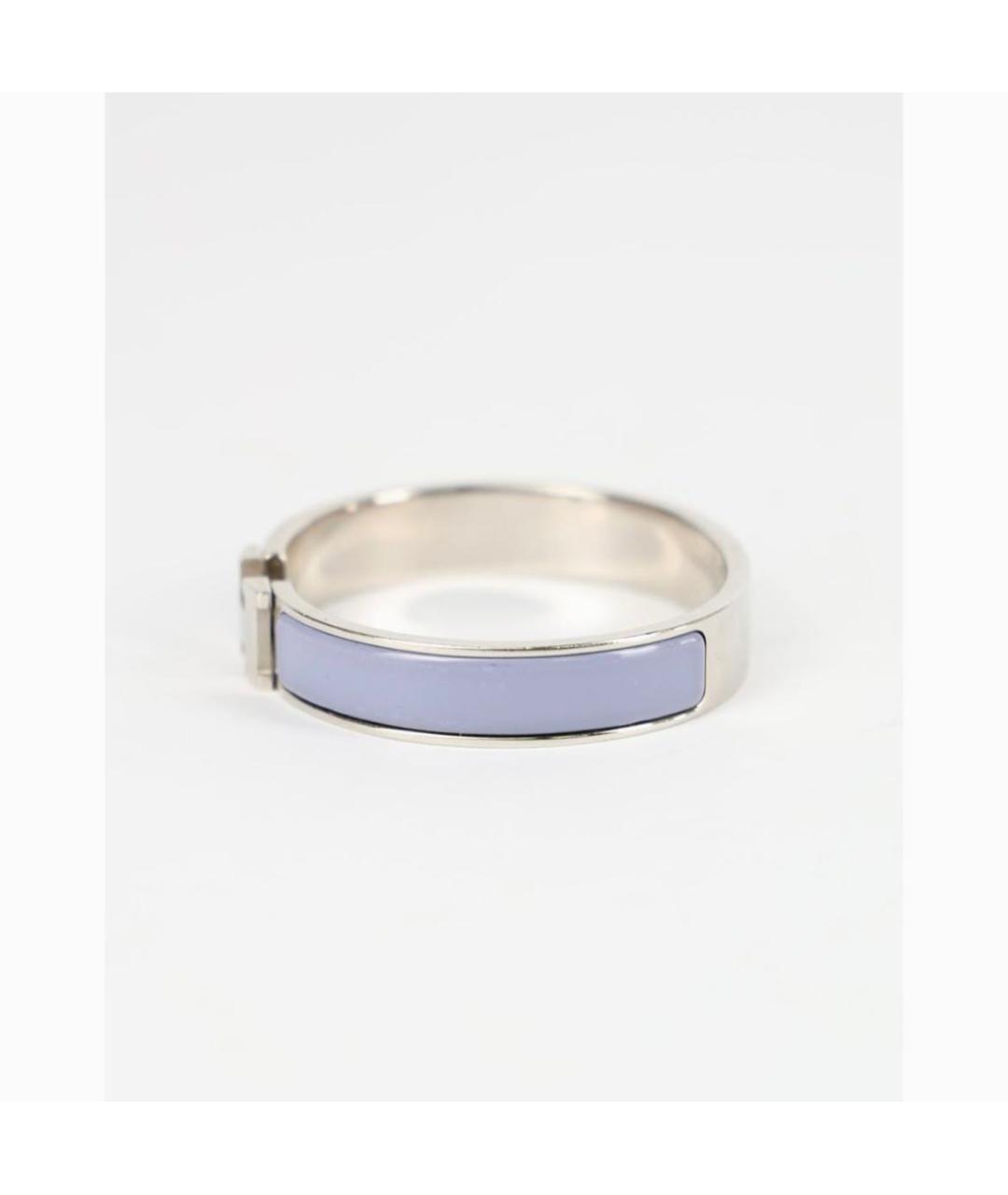 HERMES Голубой металлический браслет, фото 4