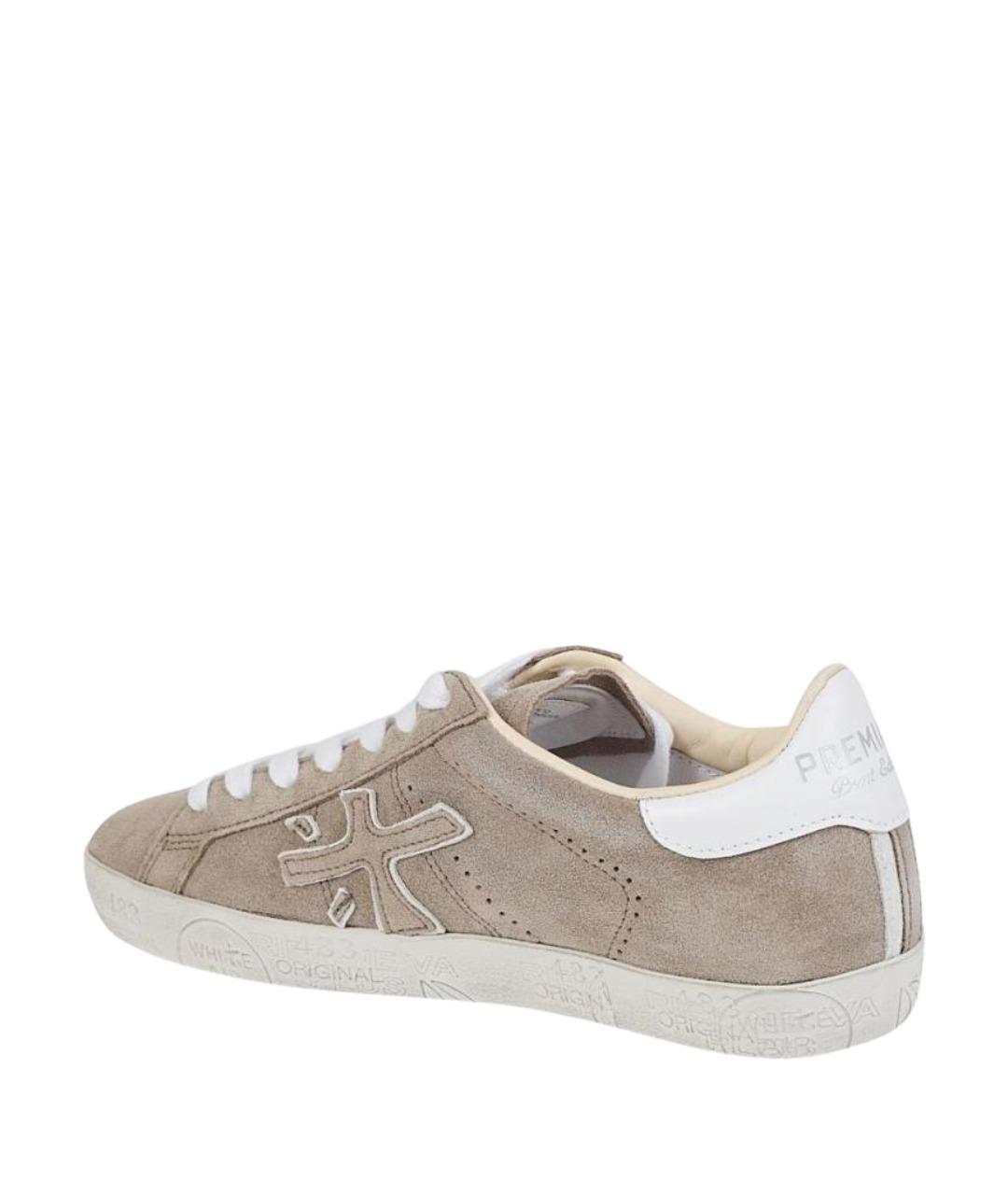 PREMIATA Коричневые замшевые кроссовки, фото 2