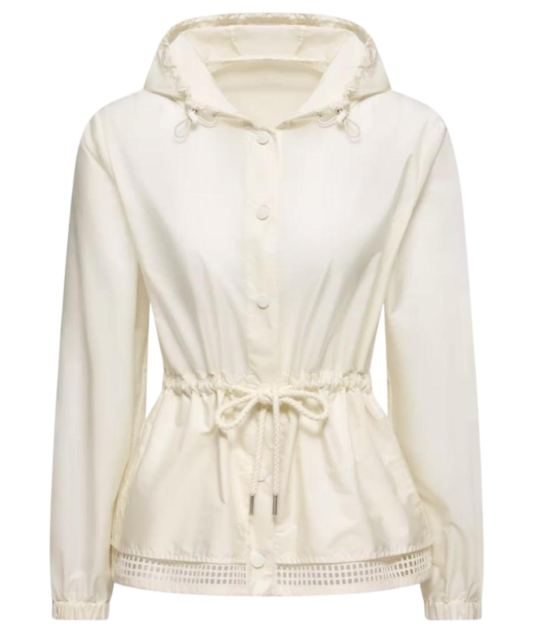 MONCLER Бежевая полиамидовая куртка, фото 1