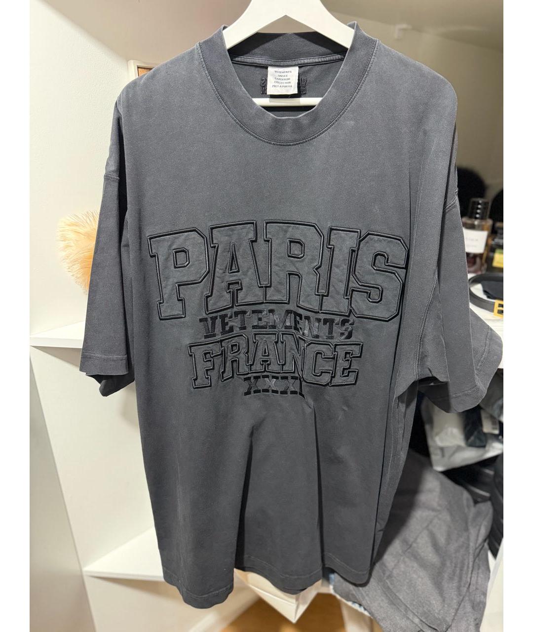 VETEMENTS Хлопковая футболка, фото 8