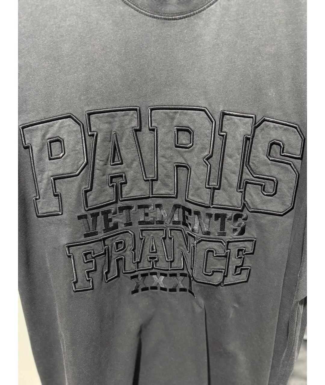 VETEMENTS Хлопковая футболка, фото 2