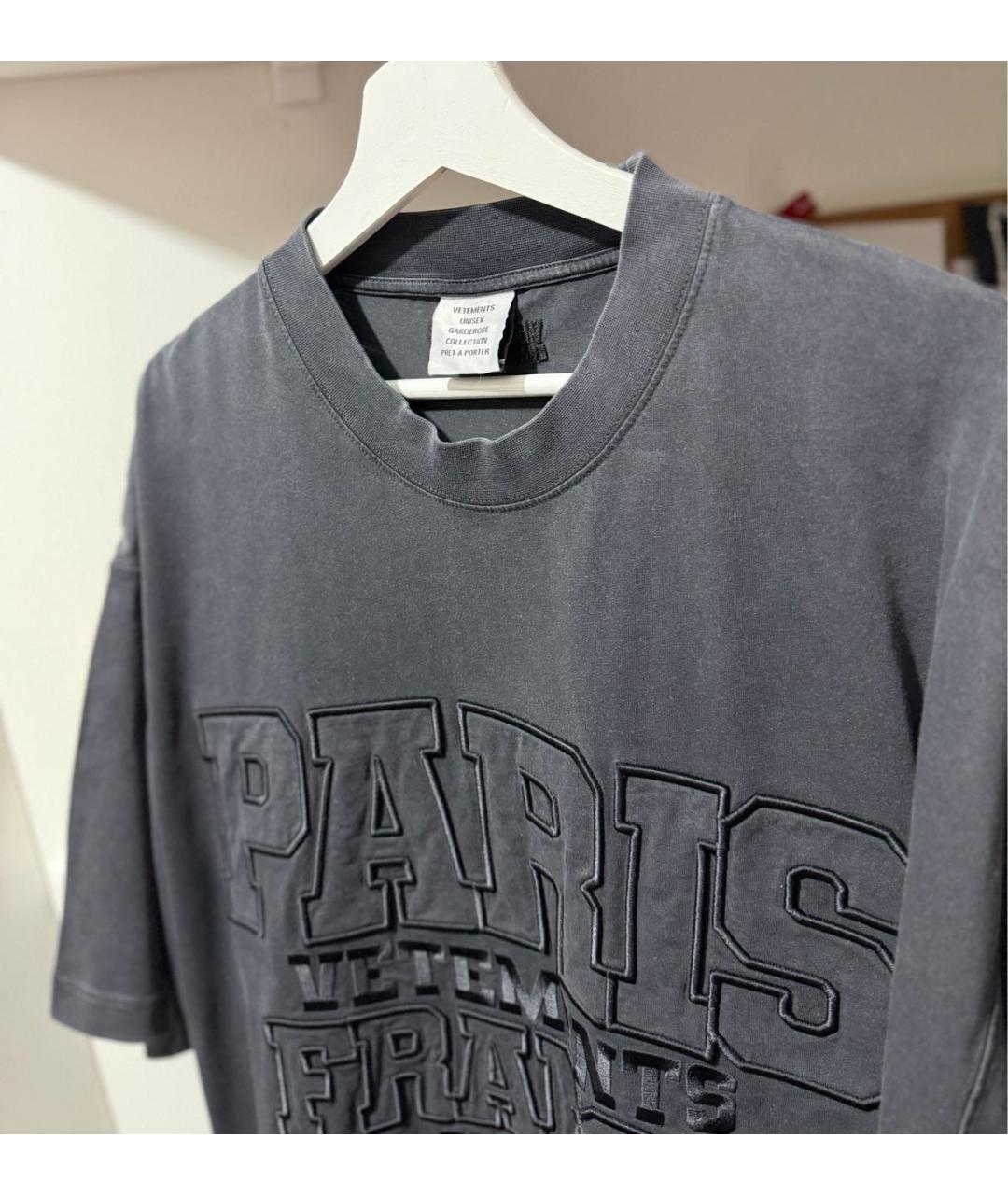 VETEMENTS Хлопковая футболка, фото 3