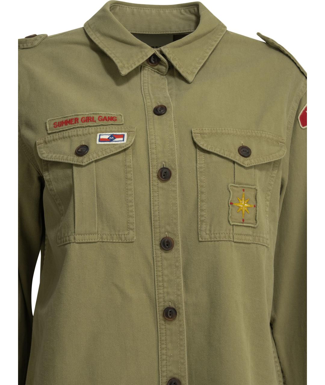 ISABEL MARANT Зеленая хлопковая куртка, фото 3