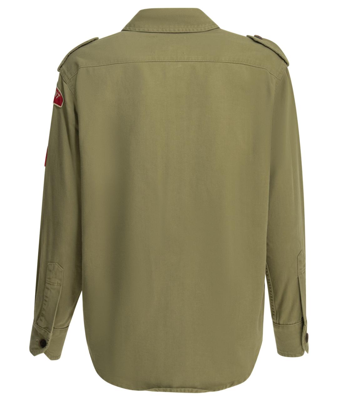 ISABEL MARANT Зеленая хлопковая куртка, фото 2