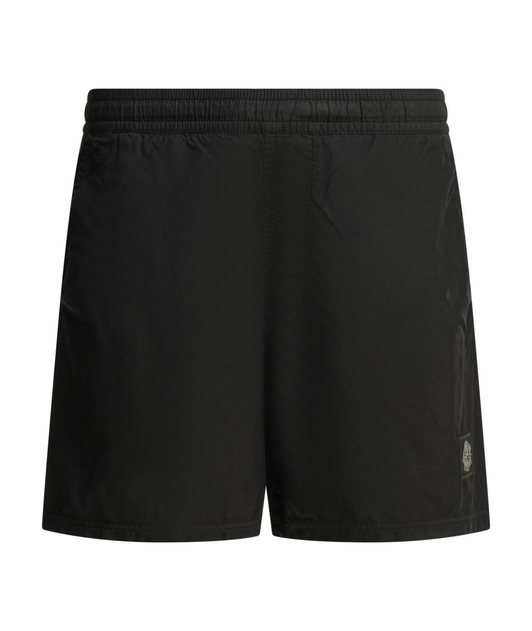 STONE ISLAND Черные полиамидовые плавки, фото 1
