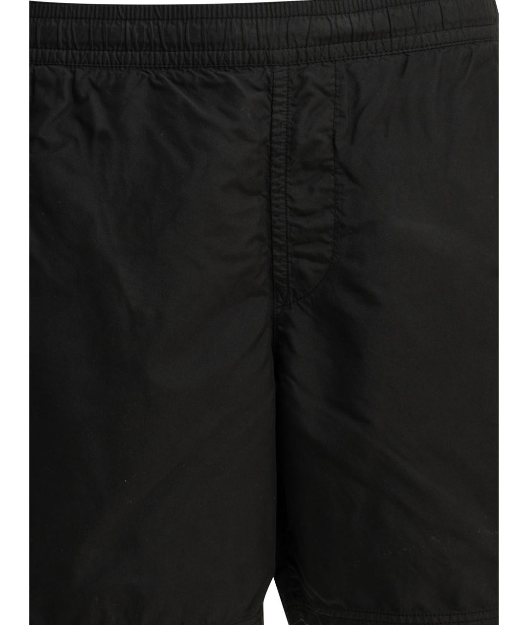 STONE ISLAND Черные полиамидовые плавки, фото 3