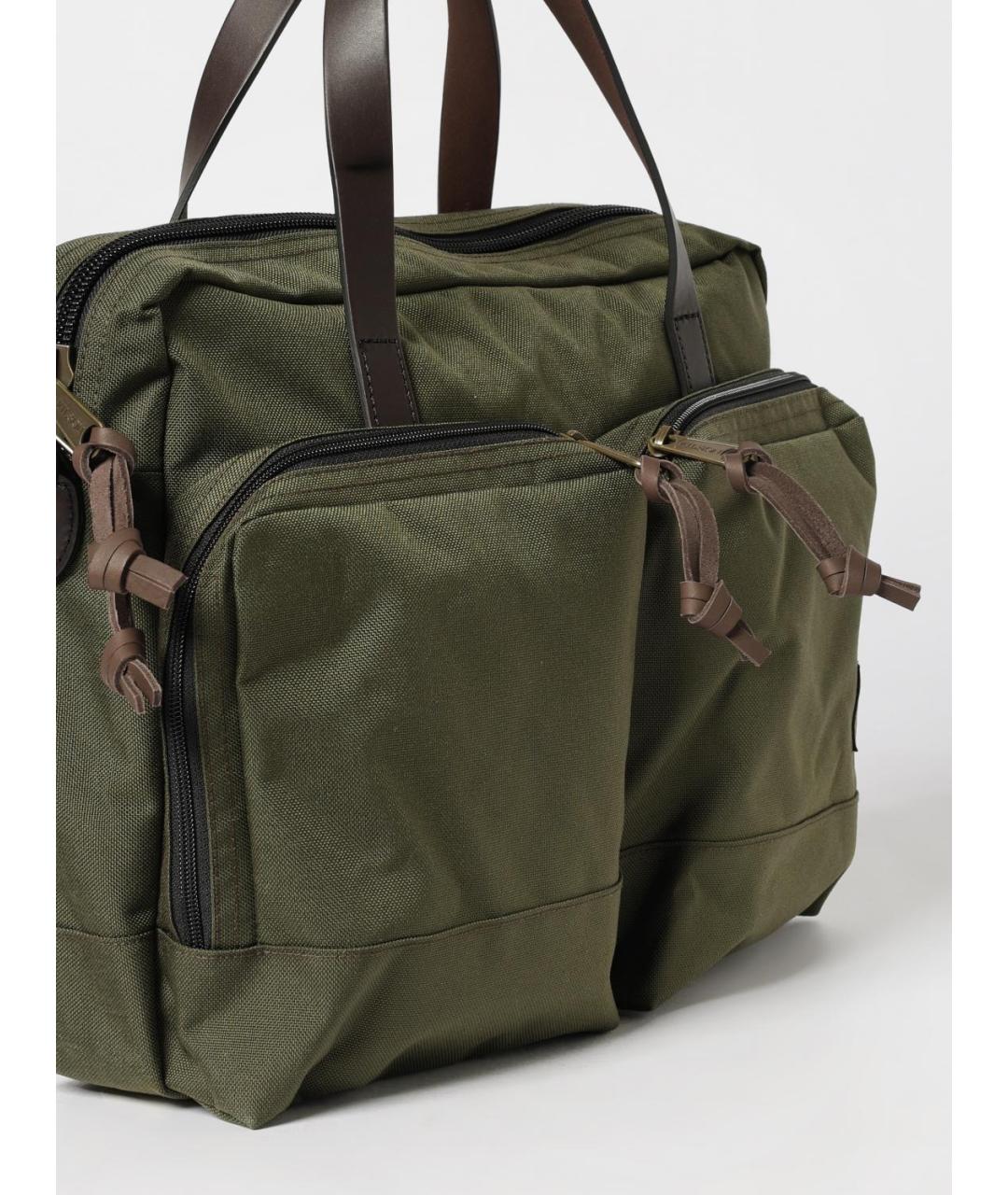 FILSON Зеленая синтетическая сумка тоут, фото 3