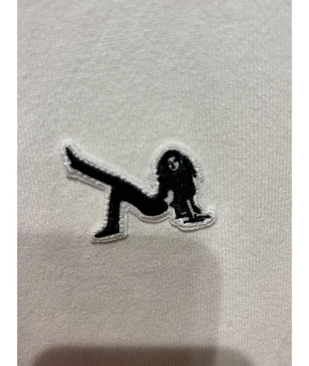 CALVIN KLEIN Белая хлопковая футболка, фото 4