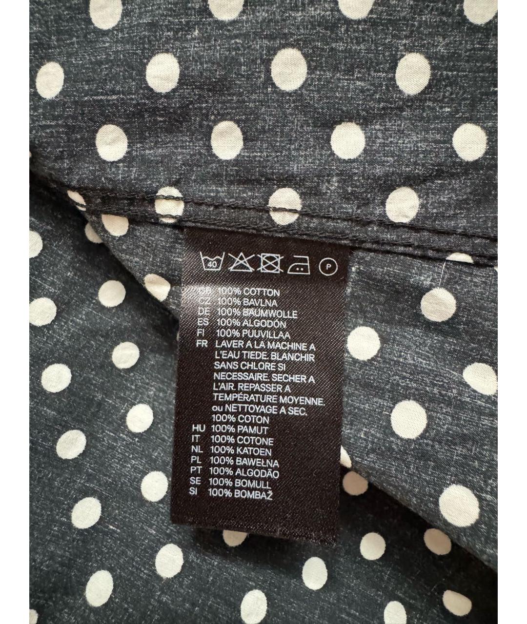 COMME DES GARÇONS Черная хлопковая рубашка, фото 4