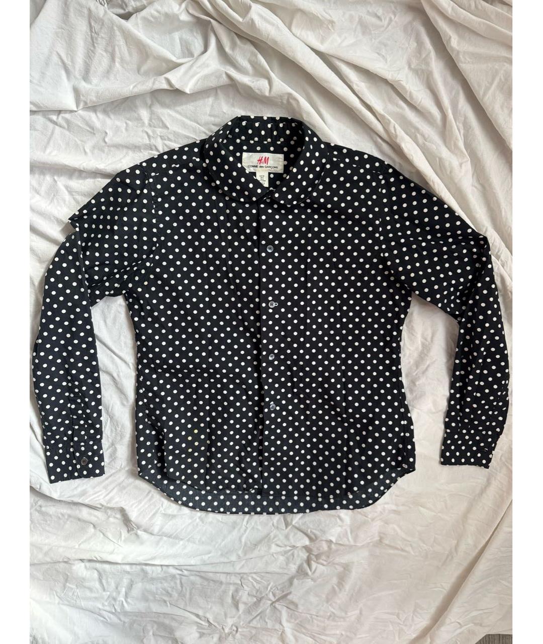 COMME DES GARÇONS Черная хлопковая рубашка, фото 7