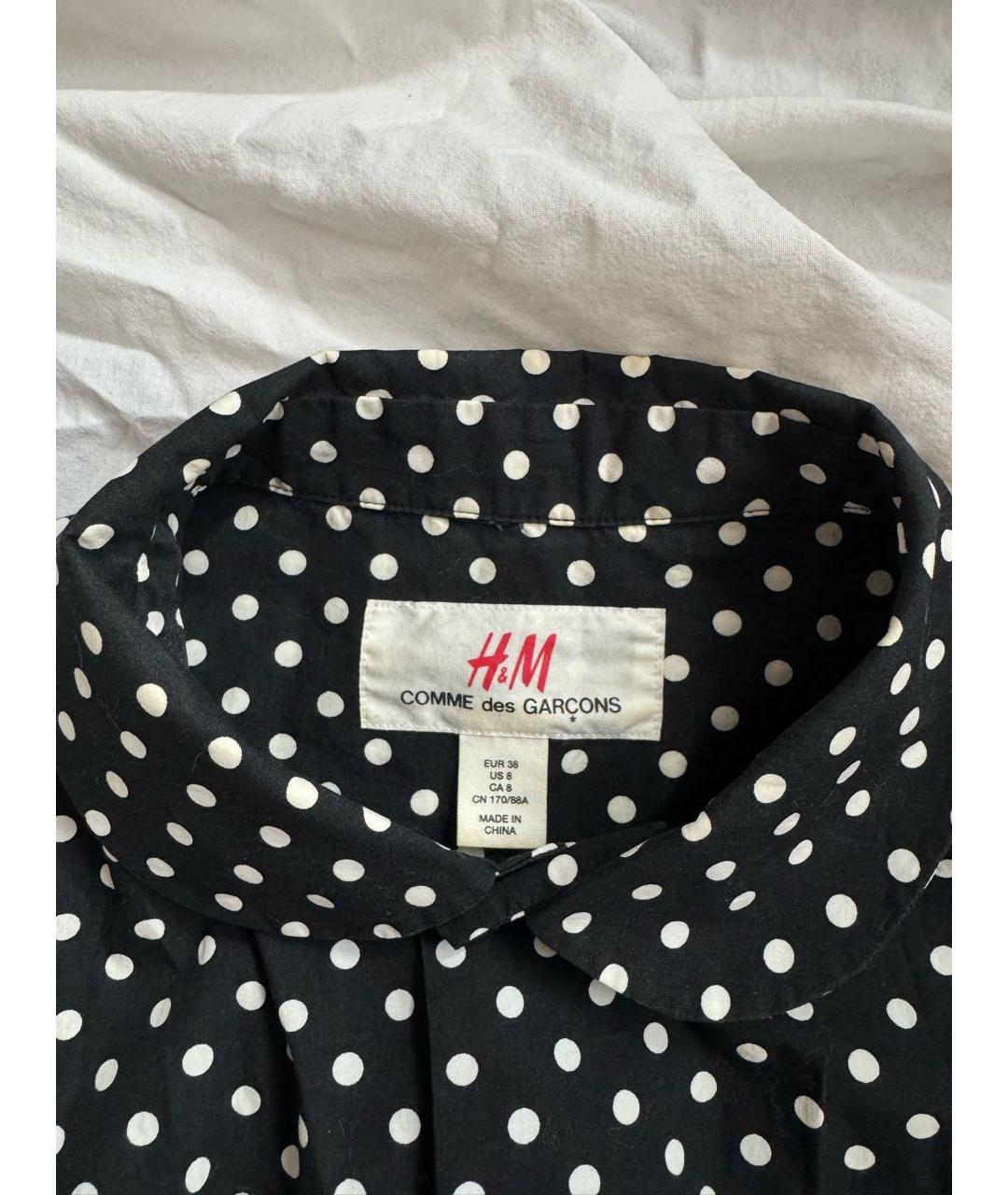COMME DES GARÇONS Черная хлопковая рубашка, фото 3