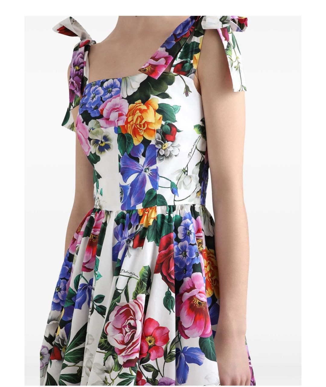 DOLCE&GABBANA Хлопковое коктейльное платье, фото 4