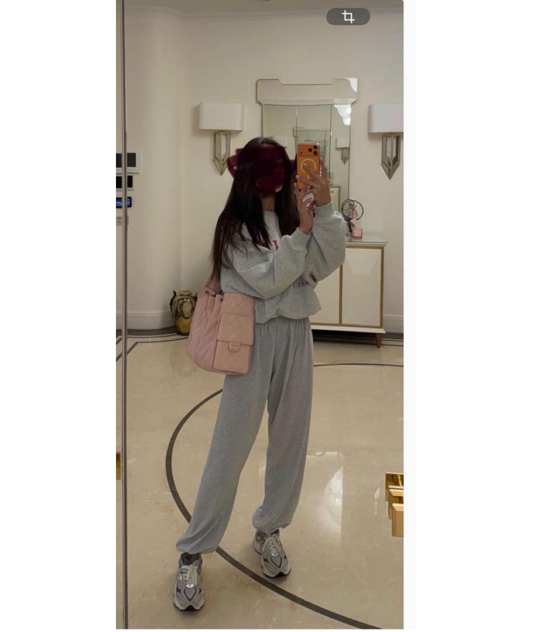 CHANEL Розовая кожаная сумка с короткими ручками, фото 5