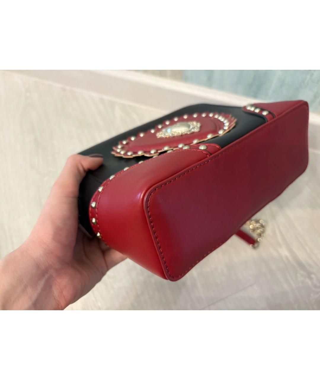 LOVE MOSCHINO Черная сумка через плечо из искусственной кожи, фото 4