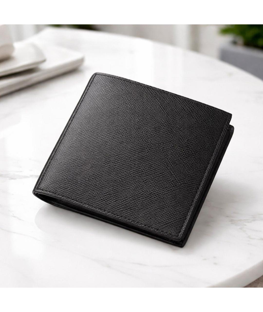 MICHAEL KORS Черный кожаный кошелек, фото 4