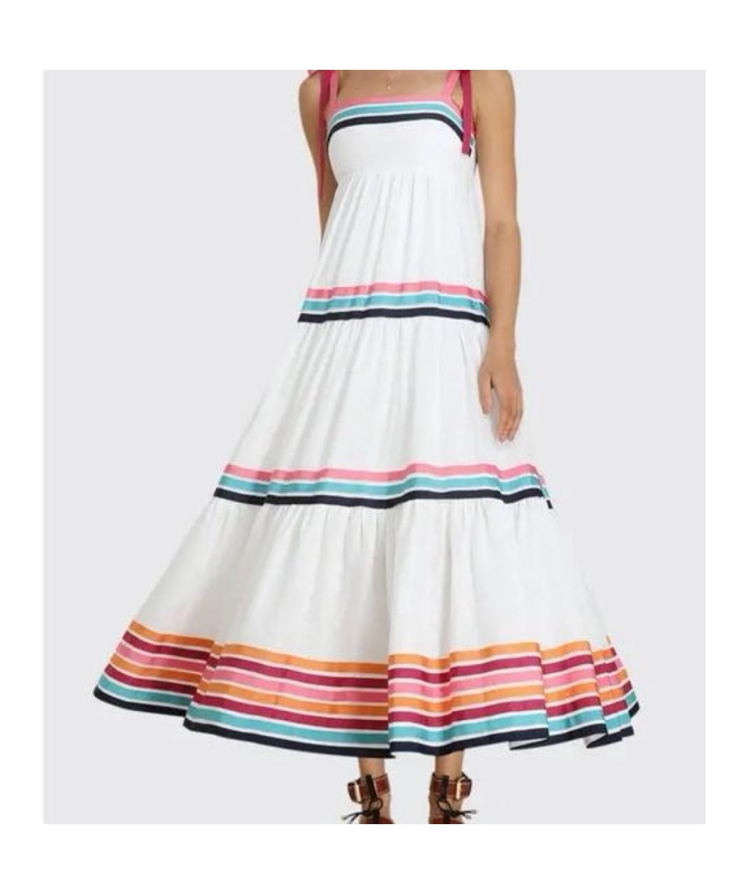 ZIMMERMANN Белый льняной сарафан, фото 2