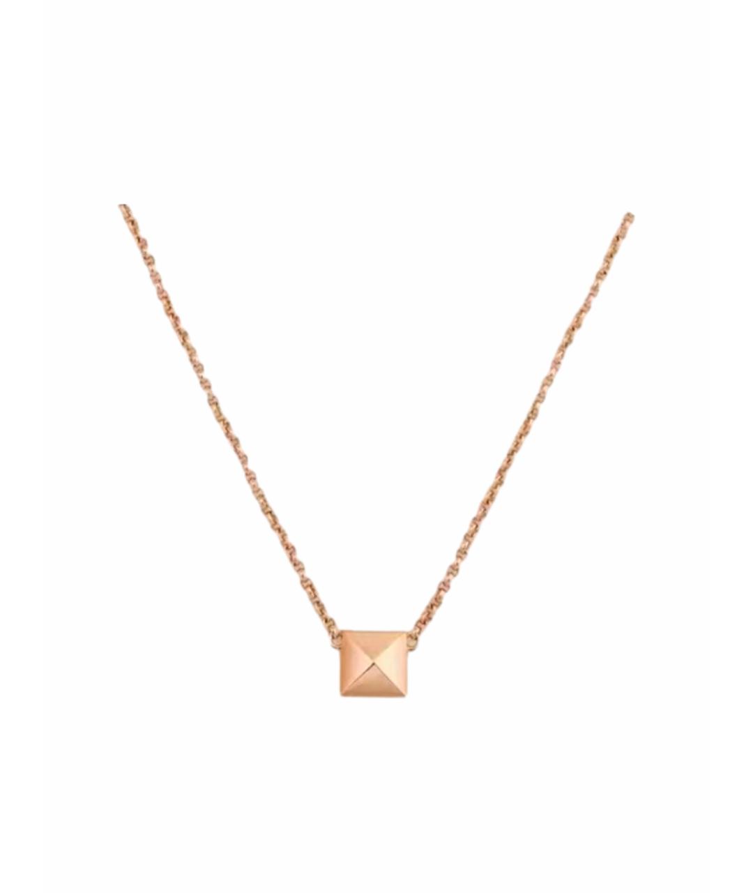 HERMES Золотое колье из розового золота, фото 1