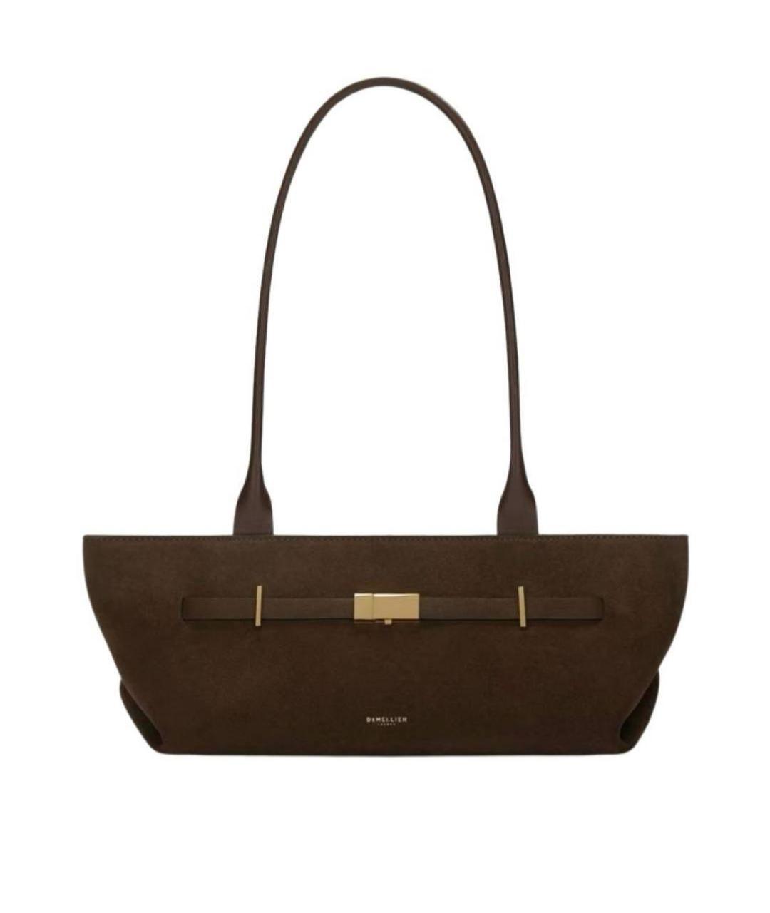 DEMELLIER Коричневая замшевая сумка через плечо, фото 5