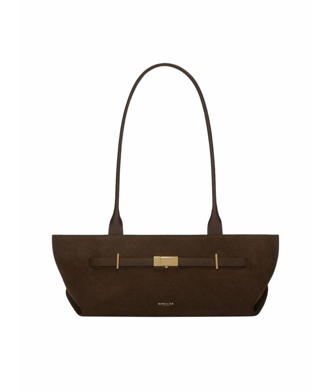 DEMELLIER Коричневая замшевая сумка через плечо, фото 1