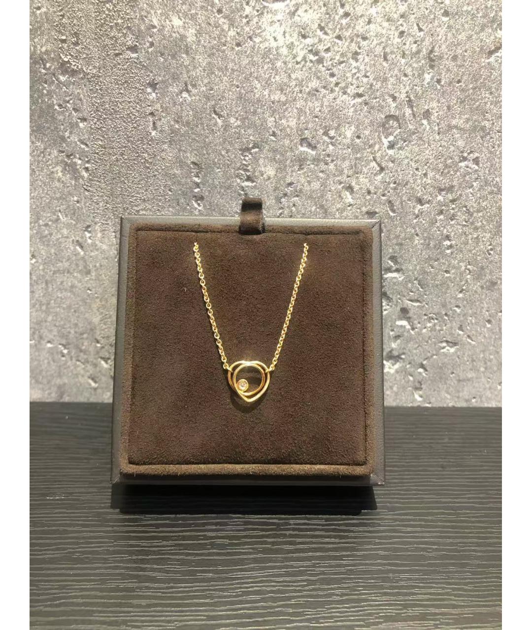 HERMES Золотое колье, фото 3