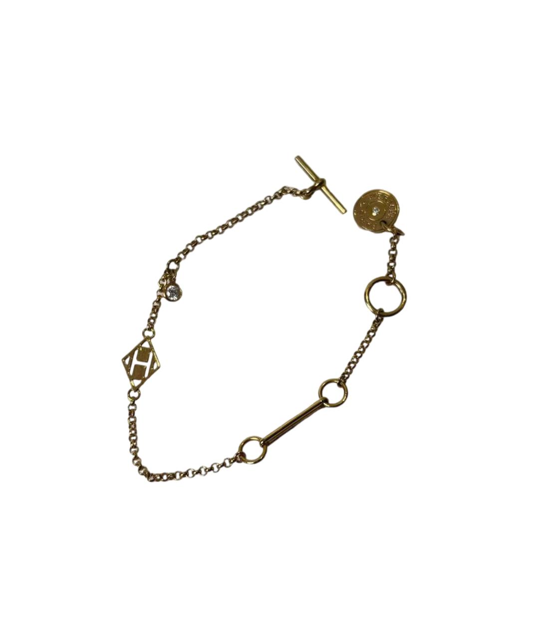 HERMES Золотые запонки, фото 1