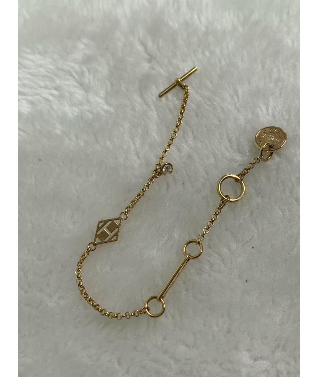 HERMES Золотые запонки, фото 3