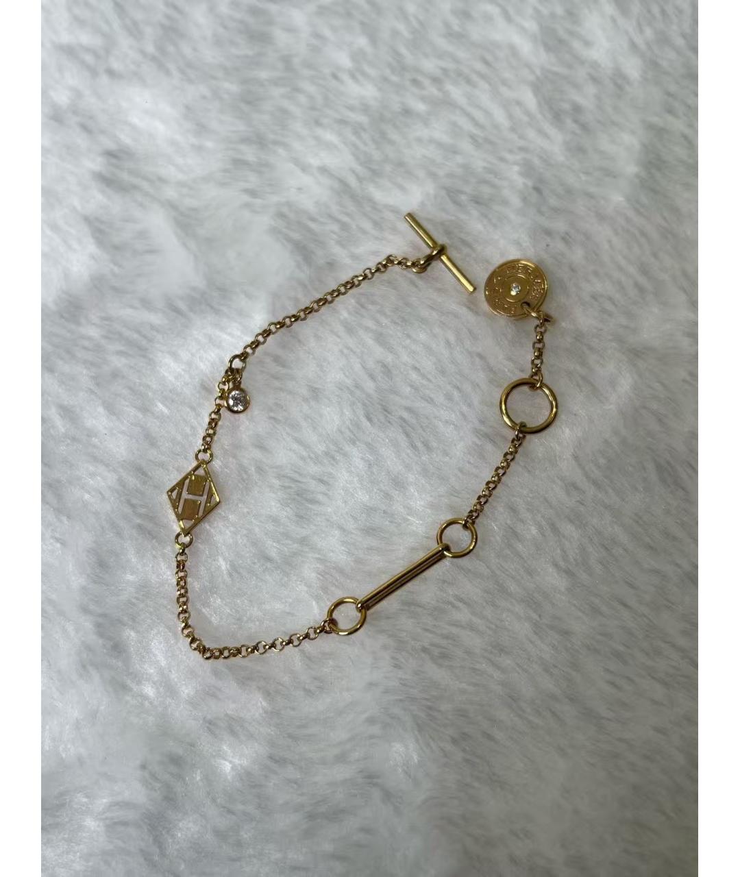 HERMES Золотые запонки, фото 2