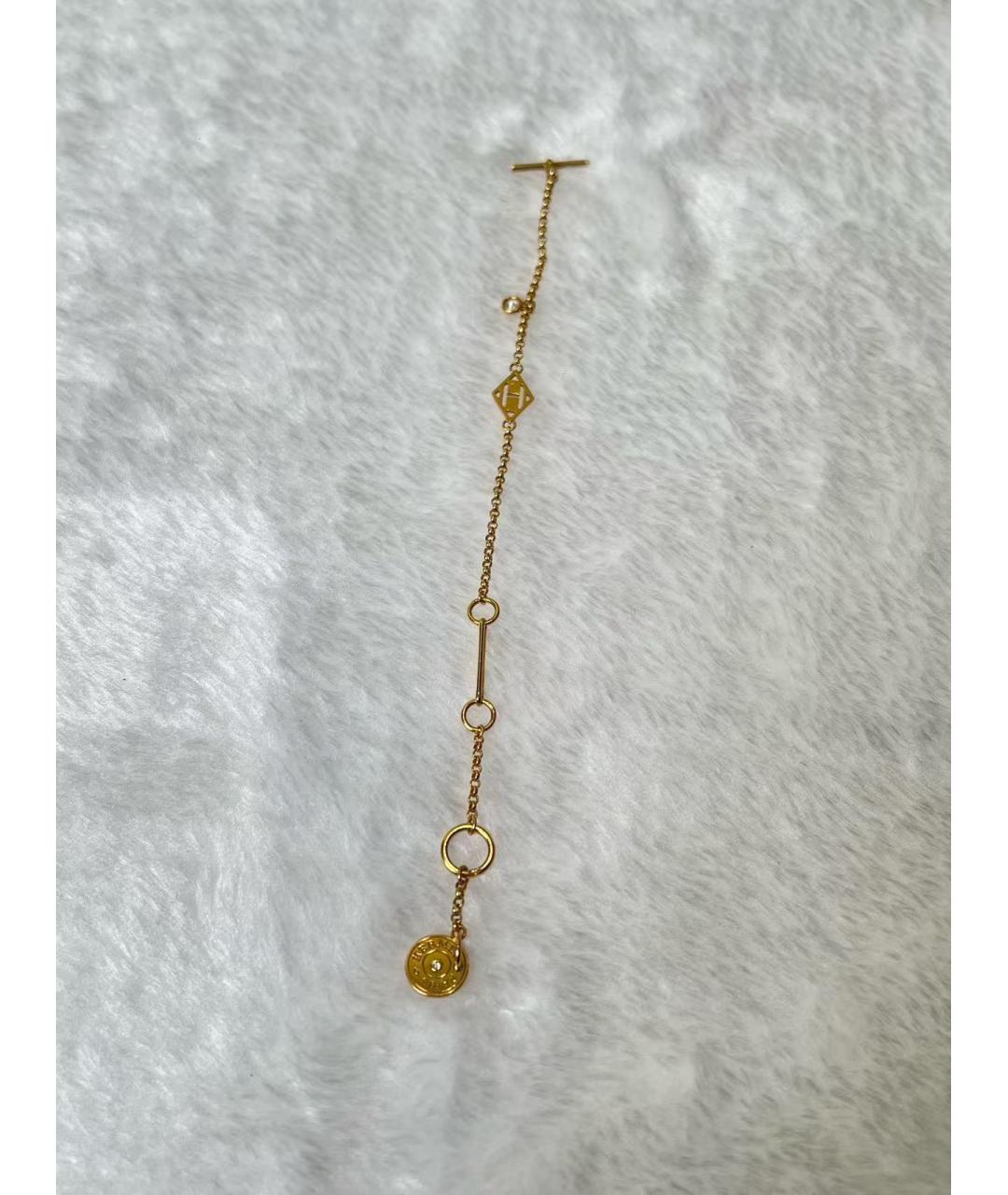 HERMES Золотые запонки, фото 6