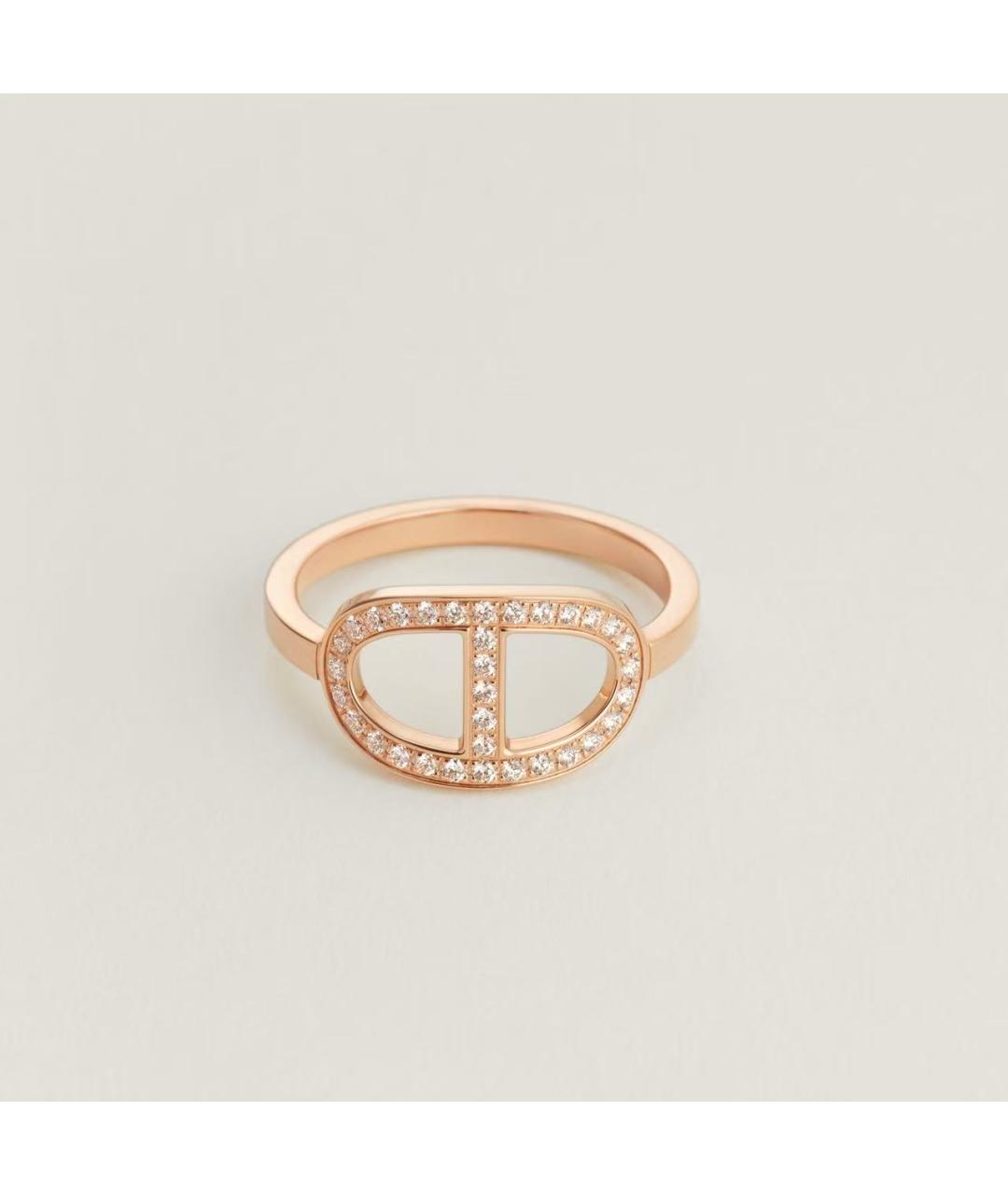 HERMES Золотое кольцо из розового золота, фото 4