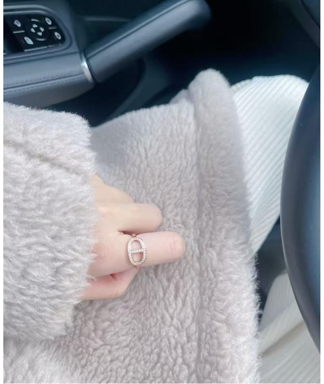 HERMES Золотое кольцо из розового золота, фото 3