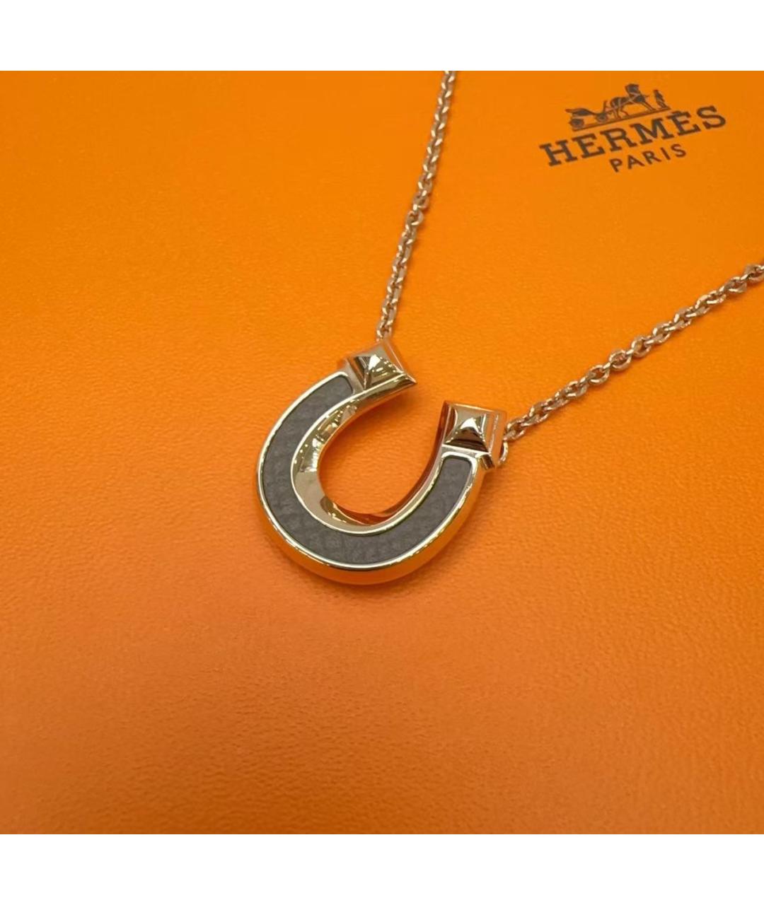 HERMES Золотое колье, фото 4