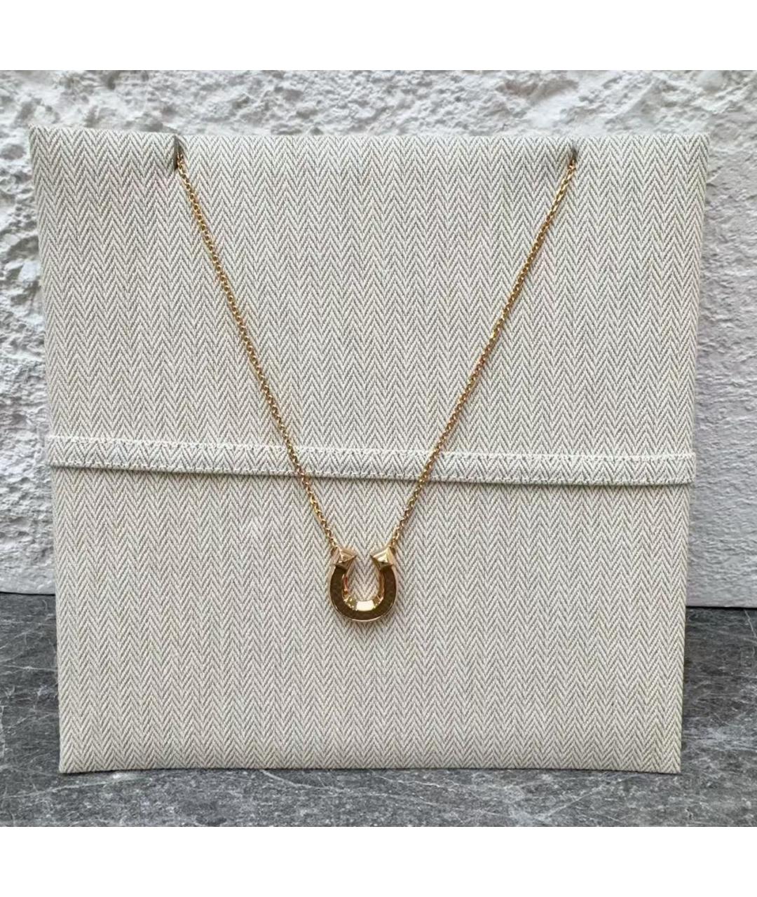 HERMES Золотое колье, фото 3