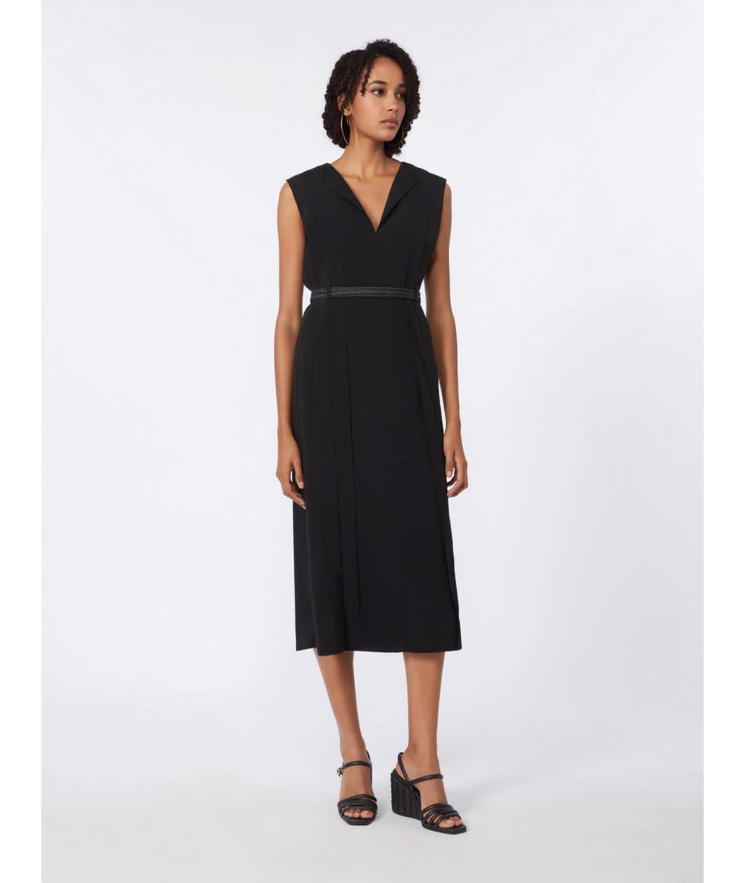 MAX MARA Черное повседневное платье, фото 3