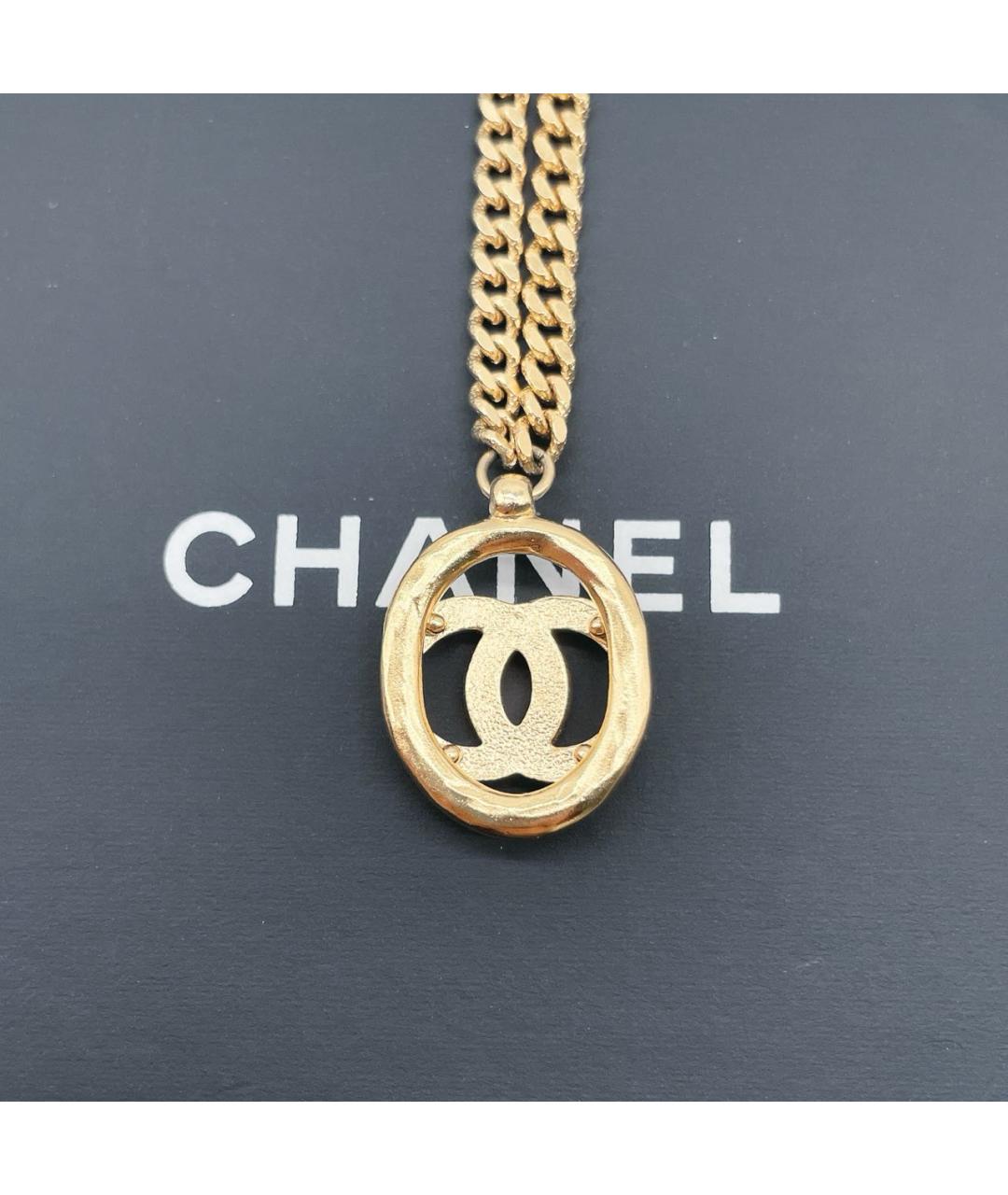 CHANEL Золотая подвеска, фото 3