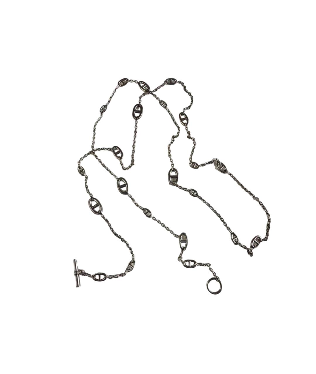 HERMES Серебряное колье, фото 8