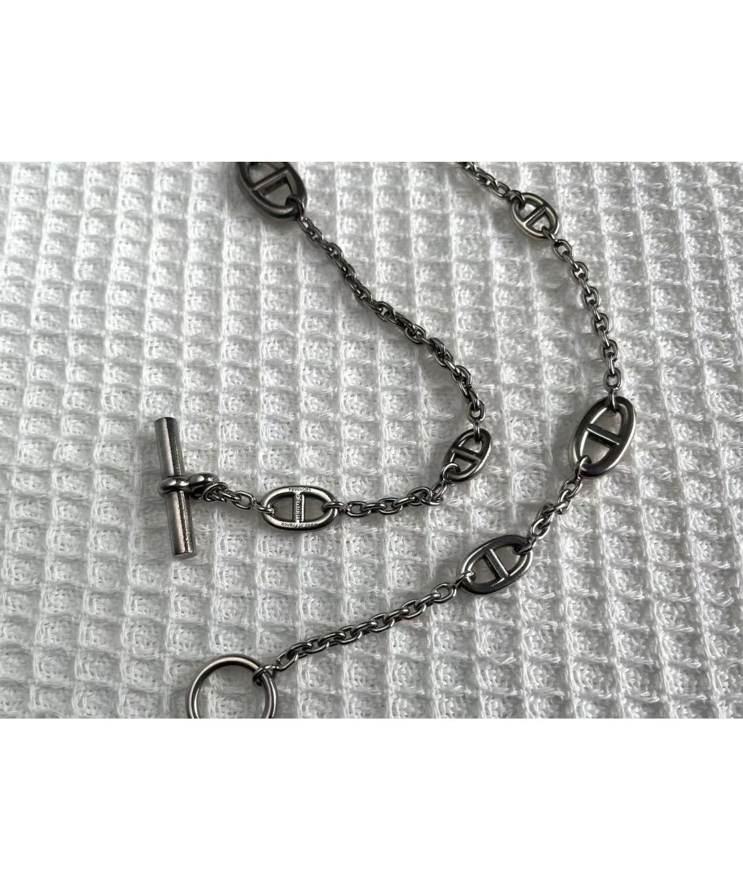 HERMES Серебряное колье, фото 4